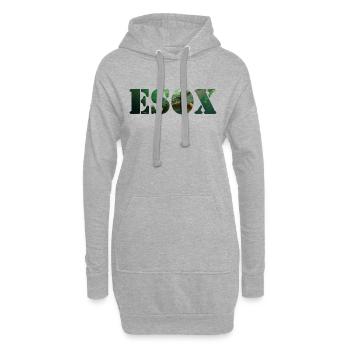 Fishing1 T Shirts - Hoodie-Kleid - Grau meliert - Vorne