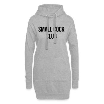Small Cock Club - Hoodie-Kleid - Grau meliert - Vorne
