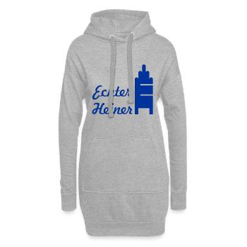 Echter Heiner - Hoodie-Kleid - Grau meliert - Vorne