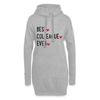 Bester Kollege - Hoodie-Kleid - Grau meliert - Vorne