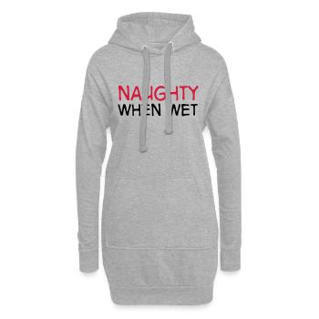 2541614 15549878 natation - Sweat-shirt à capuche long Femme - gris chiné - Devant