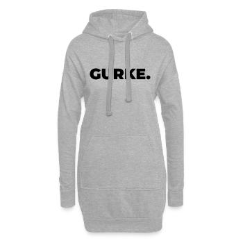 Gurke - Hoodie-Kleid - Grau meliert - Vorne