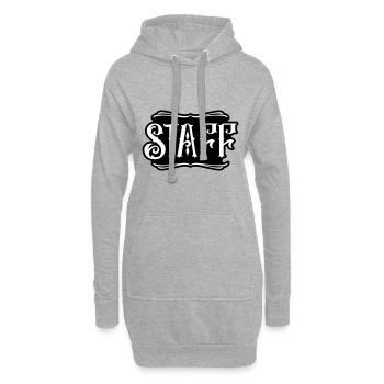 Staff Member - Hoodie Dress - heather grey - Front