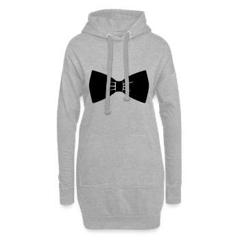 voler - Sweat-shirt à capuche long Femme - gris chiné - Devant