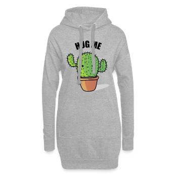 Hug Me - Hoodie-Kleid - Grau meliert - Vorne