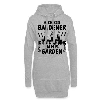 Jardiniers amateurs, jardiniers de fruits et légumes - Sweat-shirt à capuche long Femme - gris chiné - Devant