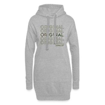 Original Junglist DNB Drum n Bass Darkside Remix - Hoodie-Kleid - Grau meliert - Vorne