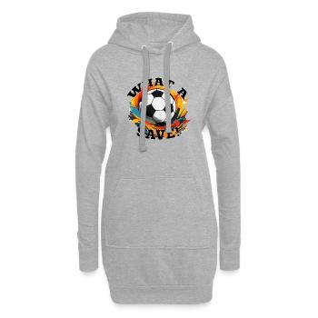 Fußball ball - What a Save! - Hoodie-Kleid - Grau meliert - Vorne
