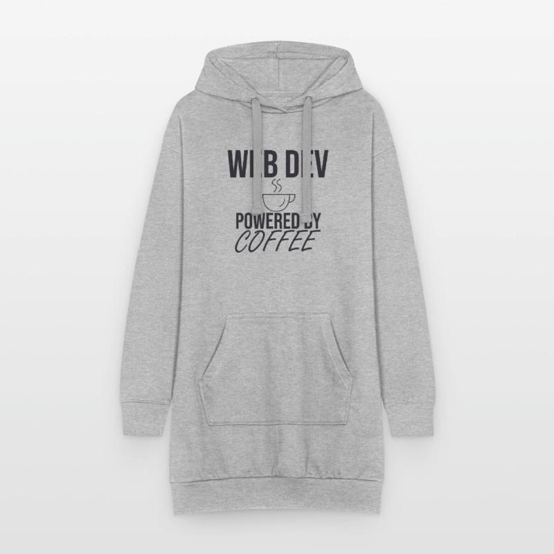 "Web Developer Coffee | Web Developer" Hoodie Dress