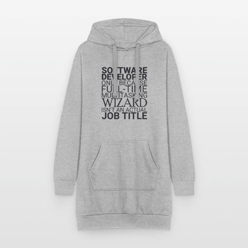 "Software Developer Wizard | Programmer" Hoodie Dress