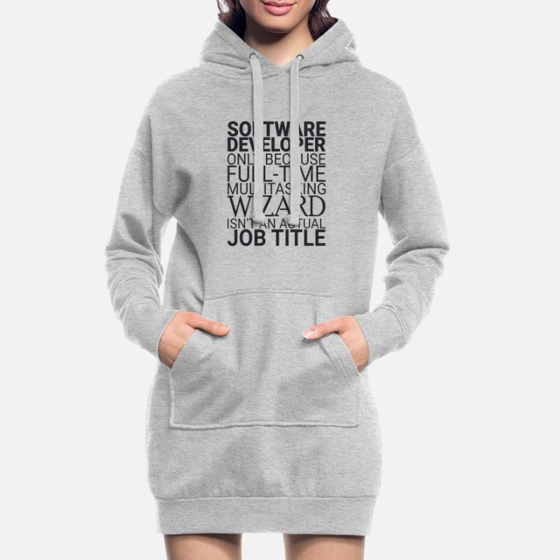 "Software Developer Wizard | Programmer" Hoodie Dress