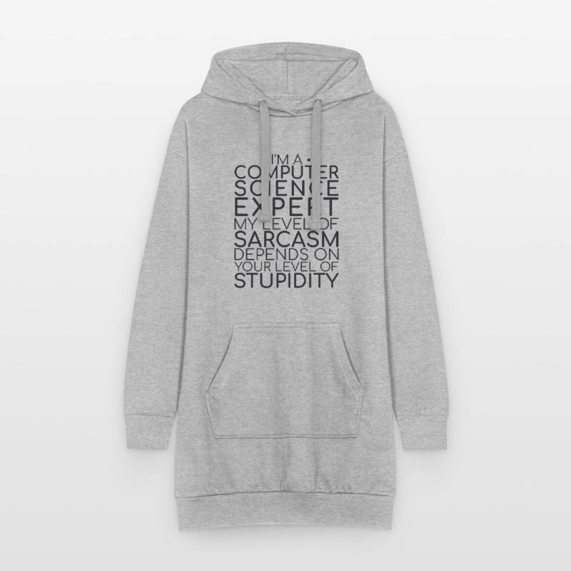 "Computer Science Expert Sarcasm | Computer Science" Hoodie Dress