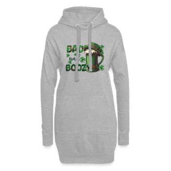 All Irish Ireland Clover Green St Patrick’s Day - Sweat-shirt à capuche long Femme - gris chiné - Devant