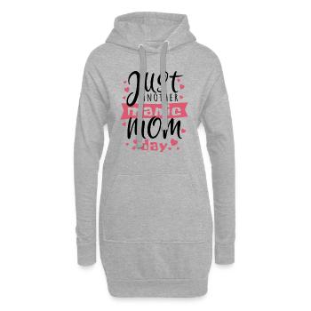 Juste une autre fête des mamans maniaques - Autocollant de la fête des mères - Sweat-shirt à capuche long Femme - gris chiné - Devant