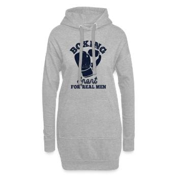 Boxing Sport For Real Men, Kampfsport - Hoodie-Kleid - Grau meliert - Vorne