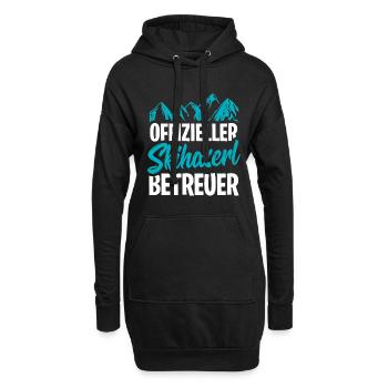Après-Ski - Hoodie-Kleid - Schwarz - Vorne
