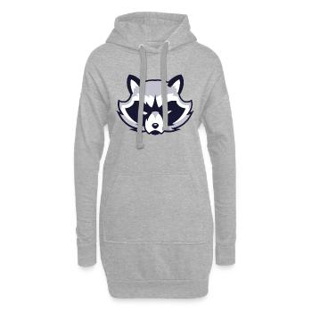 GESICHT - Hoodie-Kleid - Grau meliert - Vorne