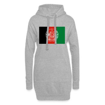 Afghanistan - Hoodie-Kleid - Grau meliert - Vorne