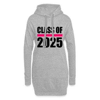 Class of 2025 - Hoodie-Kleid - Grau meliert - Vorne