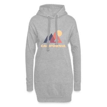 kalifornien - Hoodie-Kleid - Grau meliert - Vorne