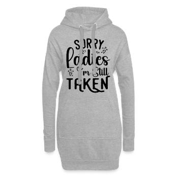 Sorry Ladies I'm Still Taken - Sweat-shirt à capuche long Femme - gris chiné - Devant