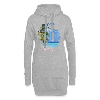 Strand - Hoodie-Kleid - Grau meliert - Vorne