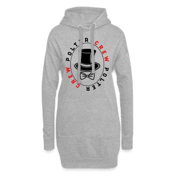 Polter Crew Fiançailles Mariage - Sweat-shirt à capuche long Femme - gris chiné - Devant