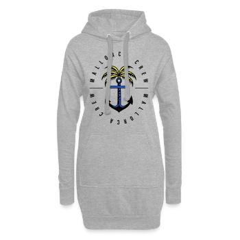 Mallorca Crew Anker Palme - Hoodie-Kleid - Grau meliert - Vorne