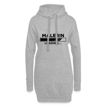 Malerin Spruch Malermeister Beruf Malerin Geschenk - Hoodie-Kleid - Grau meliert - Vorne