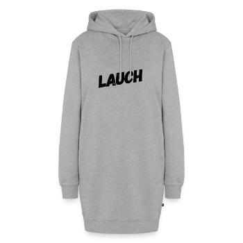 comme un poireau - Sweat-shirt à capuche long Femme - gris chiné - Devant