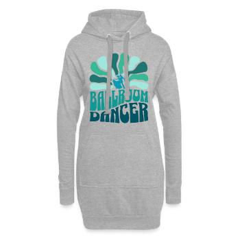 Femme Danseuse De Salon Danse De Bal - Sweat-shirt à capuche long Femme - gris chiné - Devant