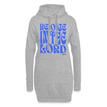 Christianisme Verset Biblique Chrétien - Sweat-shirt à capuche long Femme - gris chiné - Devant