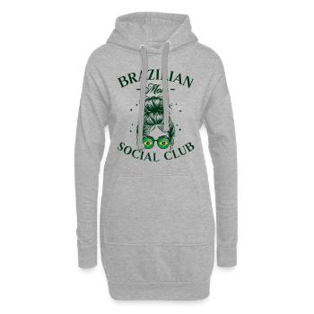 Mutter Social Club Brasilianische Mutter - Hoodie-Kleid - Grau meliert - Vorne