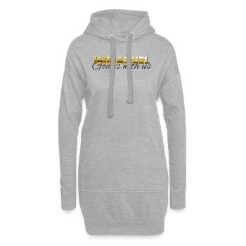 DLM CH IMMANUEL B1U - Hoodie Dress - heather grey - Front