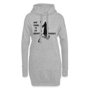 feldhockey hockey hockey hockey-défense - Sweat-shirt à capuche long Femme - gris chiné - Devant