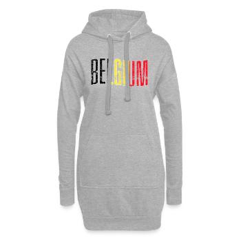 Belgien - Hoodie-Kleid - Grau meliert - Vorne