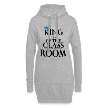 Schüler - Hoodie-Kleid - Grau meliert - Vorne