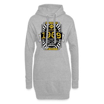 AUGUST 1969 - Hoodie-Kleid - Grau meliert - Vorne