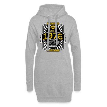 1976 JULI - Hoodie-Kleid - Grau meliert - Vorne