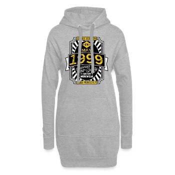 MAI 1999 - Hoodie-Kleid - Grau meliert - Vorne