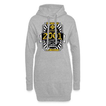 AUGUST 2001 - Hoodie-Kleid - Grau meliert - Vorne