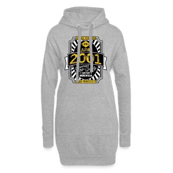 JUNI 2001 - Hoodie-Kleid - Grau meliert - Vorne