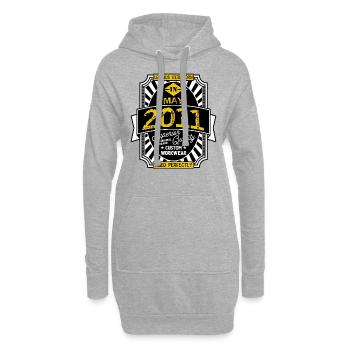2011 MAI - Hoodie-Kleid - Grau meliert - Vorne