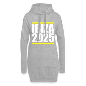 Ibiza 2025 - Sweat-shirt à capuche long Femme - gris chiné - Devant