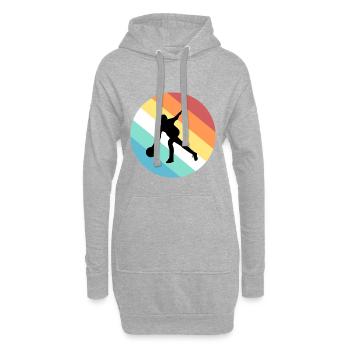 Bowling - Hoodie-Kleid - Grau meliert - Vorne