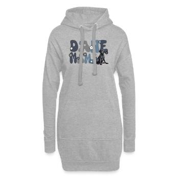 Dogue Allemand Groovy Dane Maman - Sweat-shirt à capuche long Femme - gris chiné - Devant