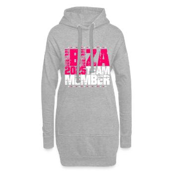 L’équipe d’Ibiza 2025 - Sweat-shirt à capuche long Femme - gris chiné - Devant