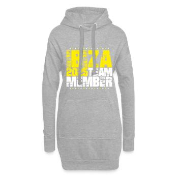 L’équipe d’Ibiza 2025 - Sweat-shirt à capuche long Femme - gris chiné - Devant