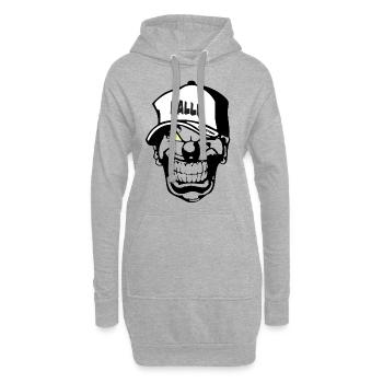 Halle Clown - Hoodie-Kleid - Grau meliert - Vorne