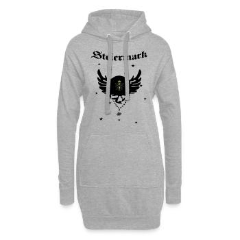 Steiermark - Hoodie-Kleid - Grau meliert - Vorne